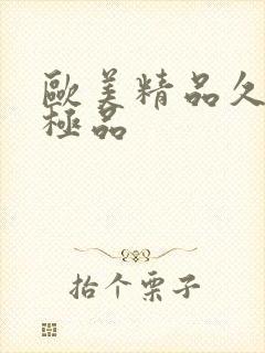 欧美精品久久久极品封面