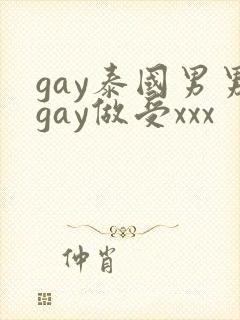 gay泰国男男gay做受xxx