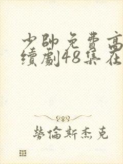 少帅免费高清连续剧48集在线观看