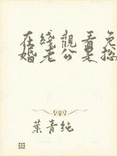 在线观看免费闪婚老公是总裁短剧