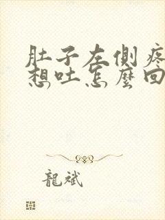 肚子左侧疼恶心想吐怎么回事