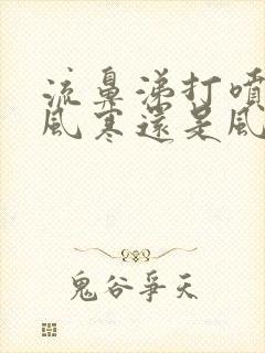 流鼻涕打喷嚏是风寒还是风热感冒吃什么药