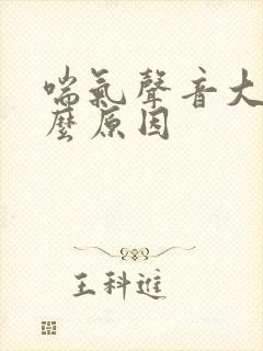 喘气声音大是什么原因