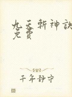 九天斩神诀林辰免费封面