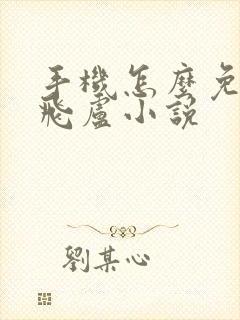 手机怎么免费看飞卢小说封面