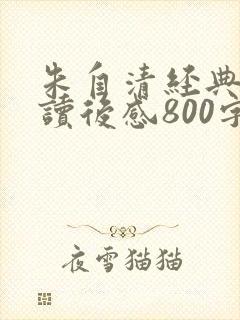 朱自清经典常谈读后感800字