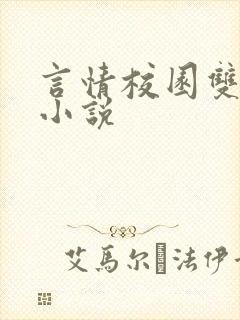 言情校园双男主小说