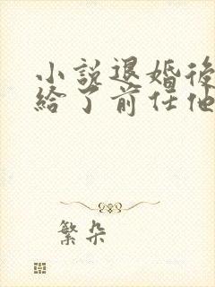 小说退婚后我嫁给了前任他叔