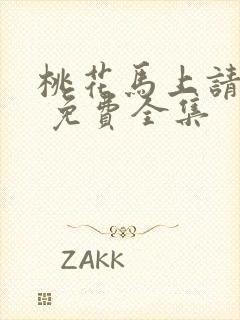 桃花马上请长缨 免费全集