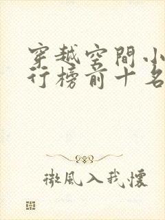 穿越空间小说排行榜前十名完结篇封面