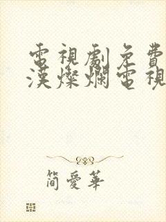 电视剧免费看星汉灿烂电视剧免费看封面