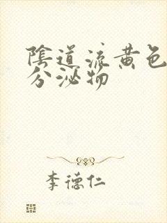 阴道流黄色液体分泌物