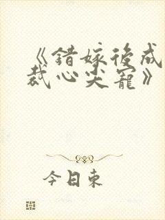 《错嫁后成了总裁心尖宠》