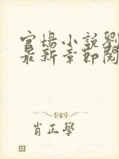 官场小说刘志中最新章节阅读全文