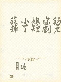 苏小姐你的老公掉了短剧免费观看