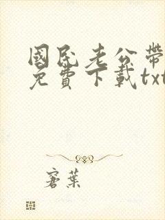 国民老公带回家免费下载txt