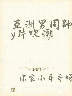 亚洲男同帅gay片吹潮