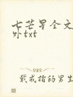 七芒星全文加番外txt
