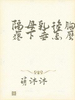 隔母乳后胸部干瘪下垂怎么办封面