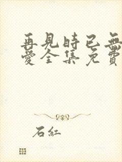 再见时已无恨无爱全集免费封面