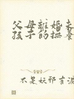 父母离婚未成年孩子的抚养权怎么判定