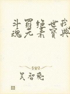 斗罗绝世我的武魂元素宝典免费阅读