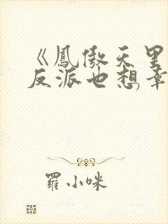 《凤傲天里黄毛反派也想幸福》小说