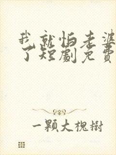 我就怕老婆怎么了短剧免费观看高清