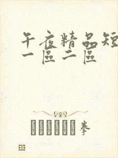 午夜精品短视频一区二区