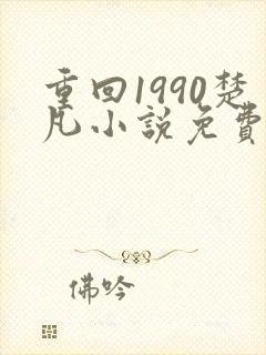 重回1990楚凡小说免费阅读