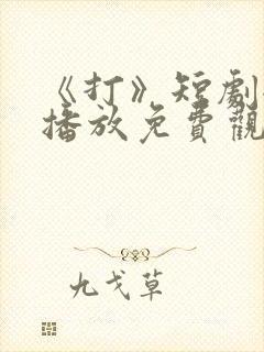 《打》短剧全集播放免费观看