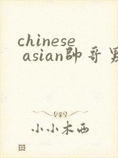 chinese asian帅哥男同志gay