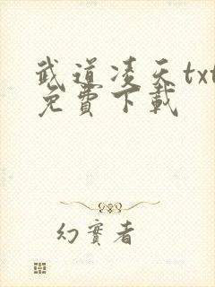 武道凌天txt免费下载