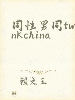 同性男同twinkchina封面