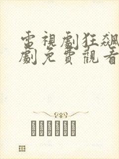 电视剧狂飙连续剧免费观看全集