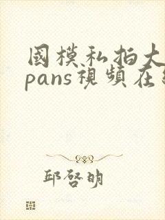 国模私拍大尺度pans视频在线