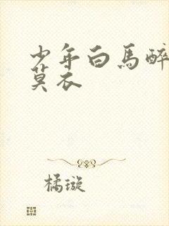 少年白马醉春风莫衣封面