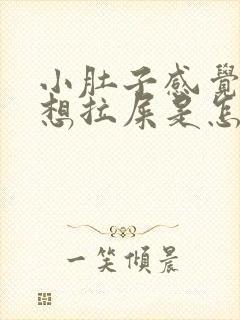 小肚子感觉下坠想拉屎是怎么回事啊