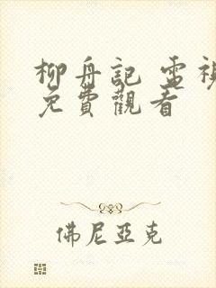 柳舟记 电视剧免费观看