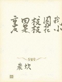 重回校园我的女友是校花小说封面