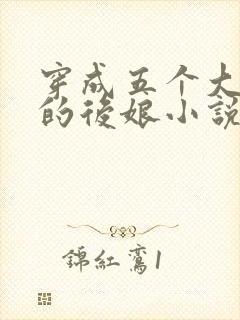 穿成五个大反派的后娘小说