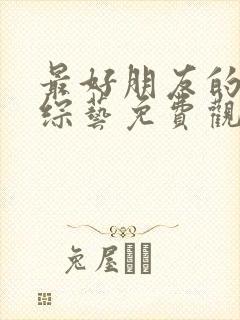 最好朋友的周末综艺免费观看