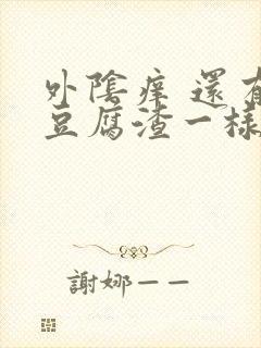 外阴痒 还有像豆腐渣一样白色封面