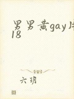 男男黄gay片18封面