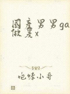 国产男男gay做爰x