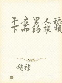 午夜男人舔女人下面的视频