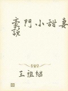 豪门小甜妻 小说封面