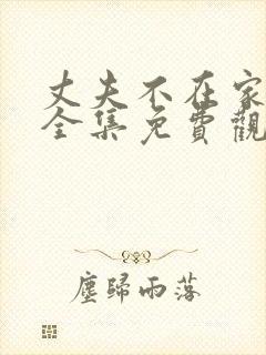 丈夫不在家电影全集免费观看