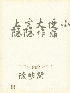 上完大便小肚子隐隐作痛封面