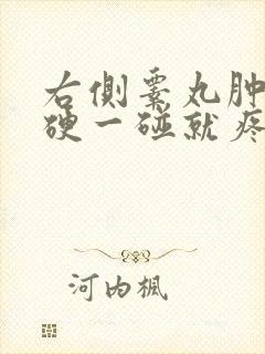 右侧睾丸肿大变硬一碰就疼封面